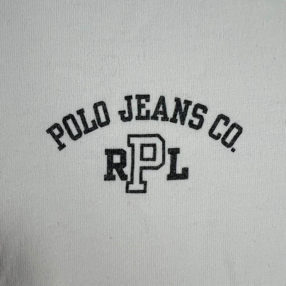 Vintage Polo Ralph Lauren Rugby Shirt Mens Medium White Short Sleeve Knit